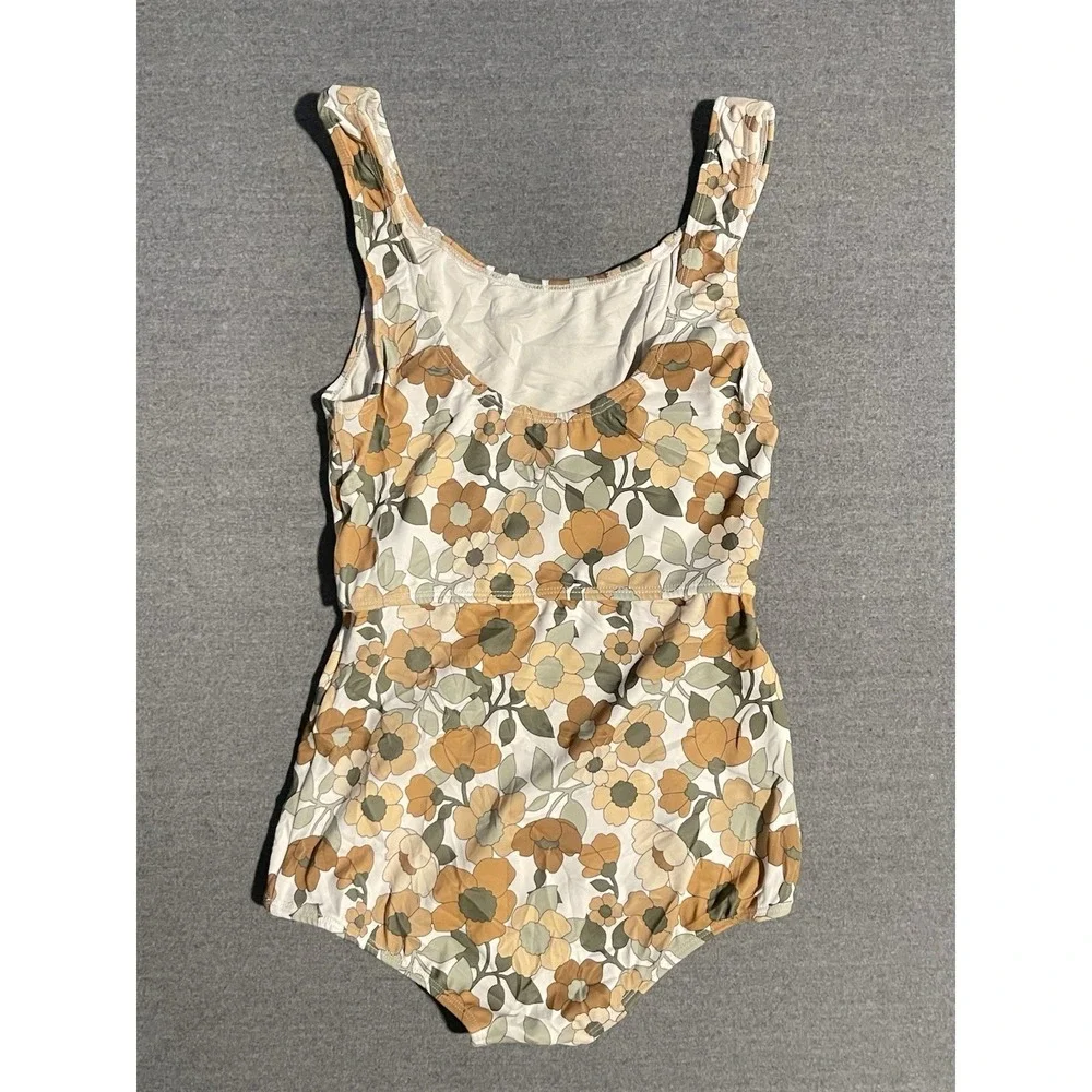 Belle The Label Retro Floral One Piece Swimsuit XS Cottagecore Vintage Style - Picture 2 of 6